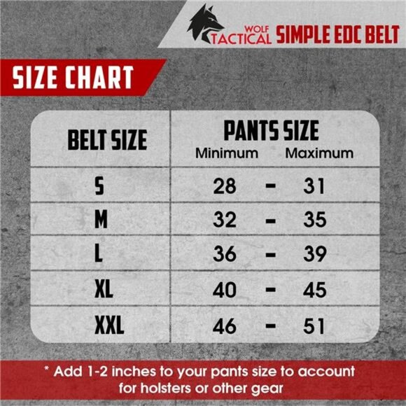 Heavy Duty Simple EDC Belt - Stiffened 2-Ply 1.5” Nylon Gun Belt for Concealed - Picture 7 of 8